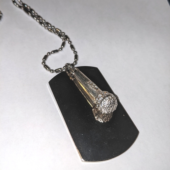 3/$15 Men's Army Tag and Pendant Chain set - Picture 2 of 5